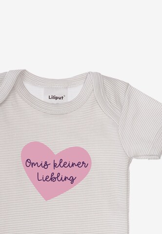 LILIPUT Romper/Bodysuit 'Kleiner Schatz' in Grey