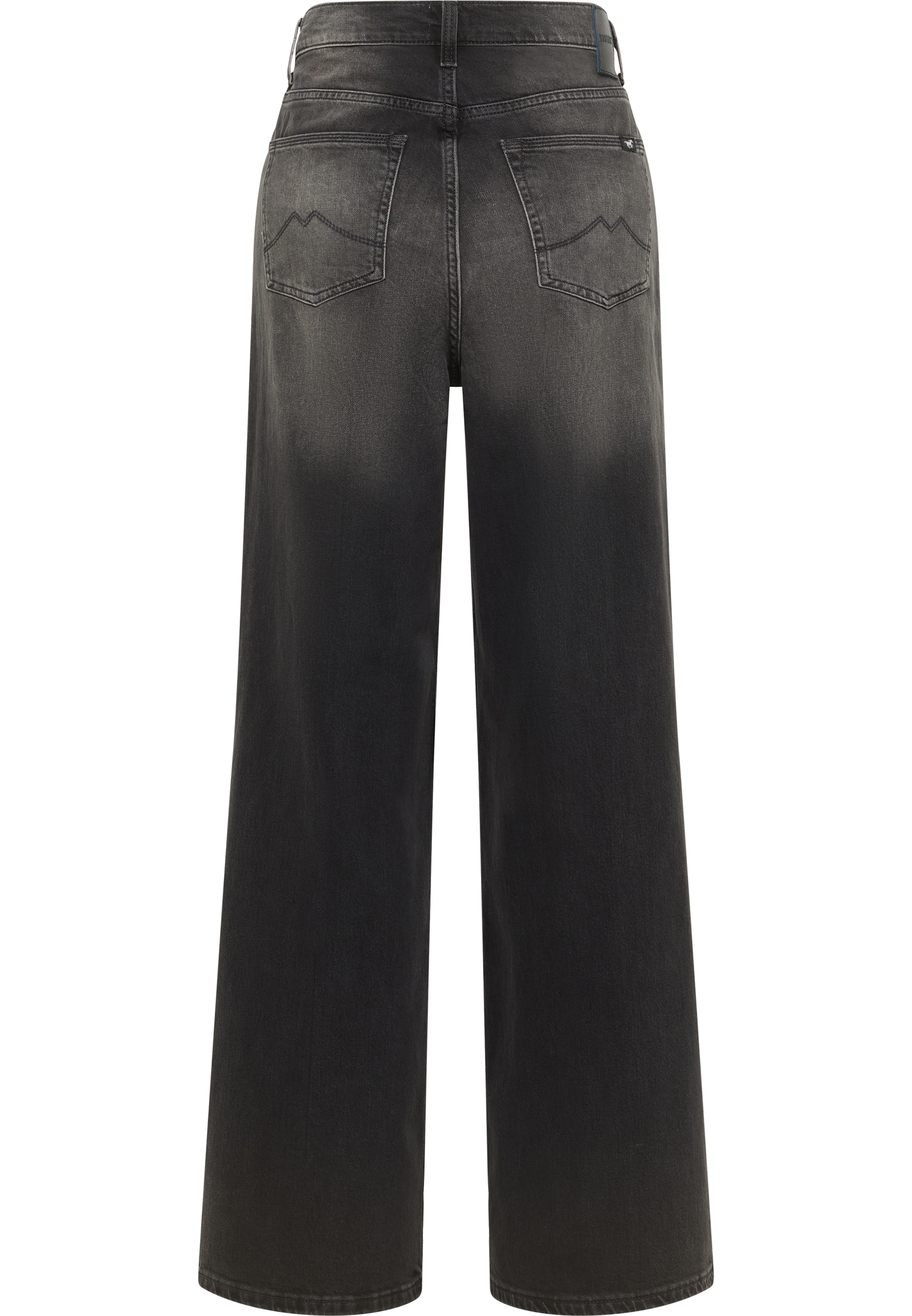 MUSTANG Wide Leg Jeans 'Luise' in Schwarz