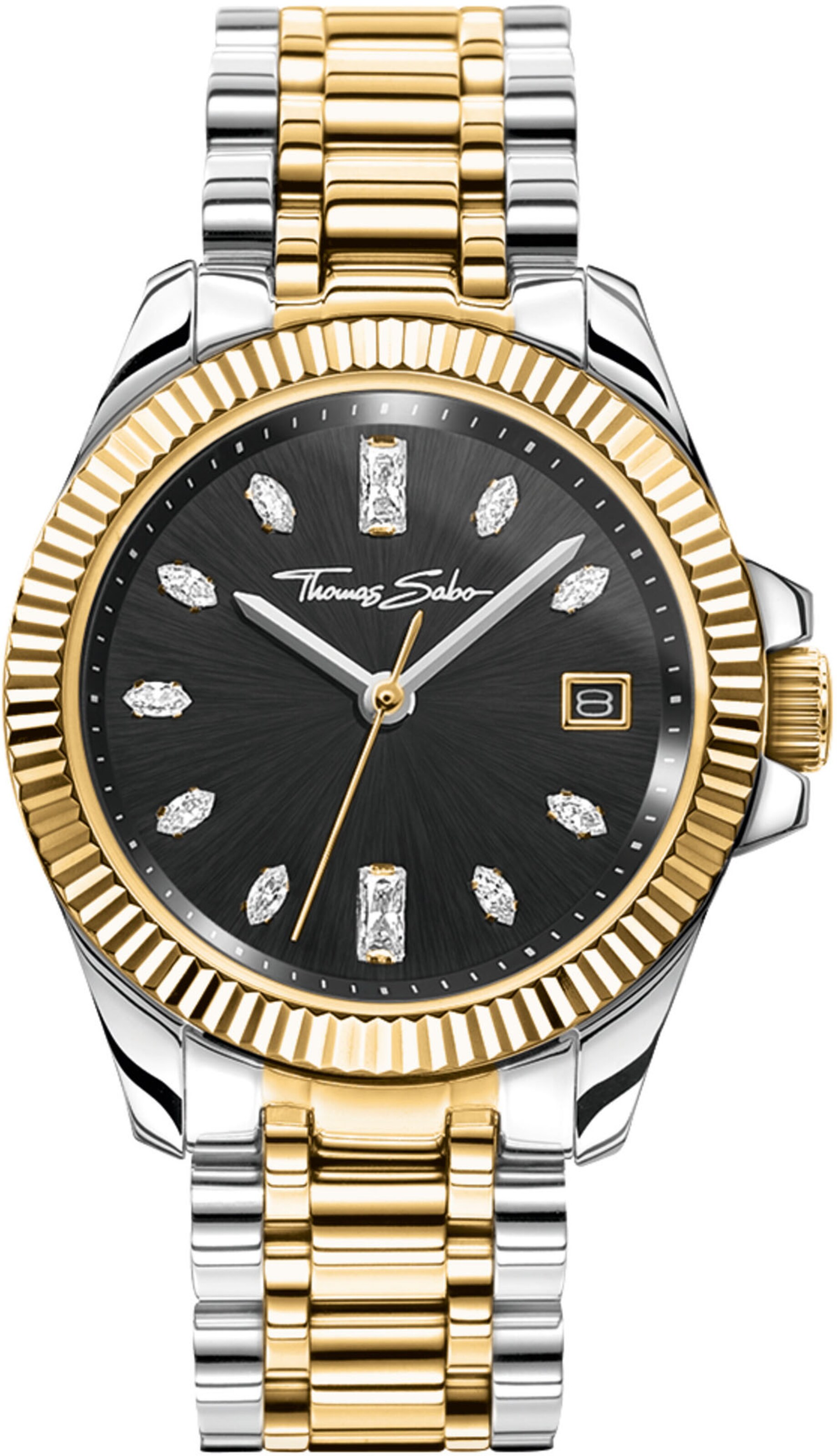 Thomas Sabo Analoguhr in Gold: Vorderseite