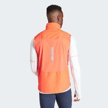 ADIDAS PERFORMANCE Sportbodywarmer 'Adizero' in Oranje