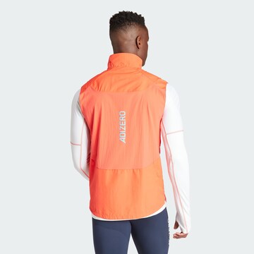 ADIDAS PERFORMANCE Sports Vest 'Adizero' in Orange