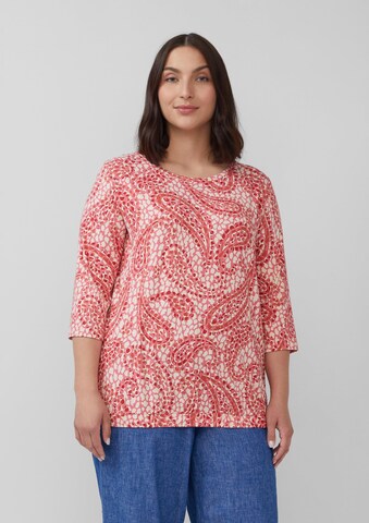 T-shirt s.Oliver en rouge : devant
