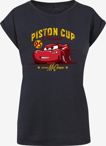ABSOLUTE CULT T-Shirt 'Cars - Piston Cup Champion' in Blau: predná strana