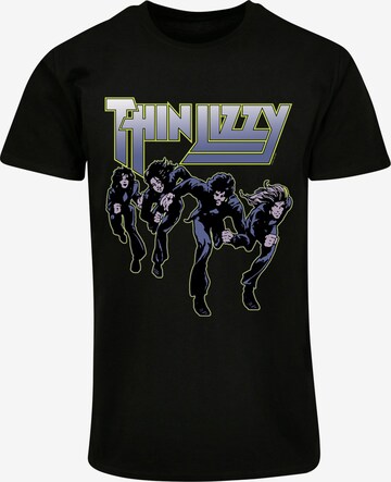 Merchcode Shirt 'Thin Lizzy - TL Jailbreak' in Zwart: voorkant