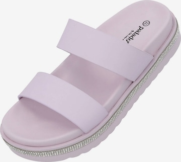 Palado by Sila Sahin Pantolette 'Ulie by Sila Sahin' in Lila: Vorderseite