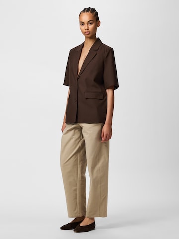 PIECES Blazer 'PCBOSELLA' in Brown