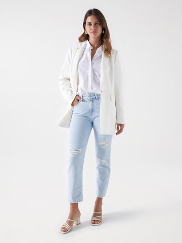 Coupe slim Jean Salsa Jeans en bleu