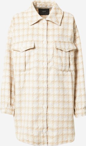 Y.A.S Between-Season Jacket 'Tristen' in Beige: front