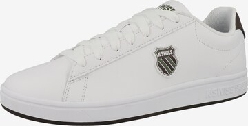 K-SWISS Sneakers 'Court Shield' in White: front