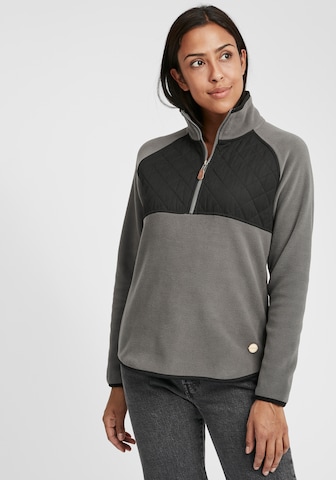 Oxmo Between-Season Jacket 'Malita' in Grey: front