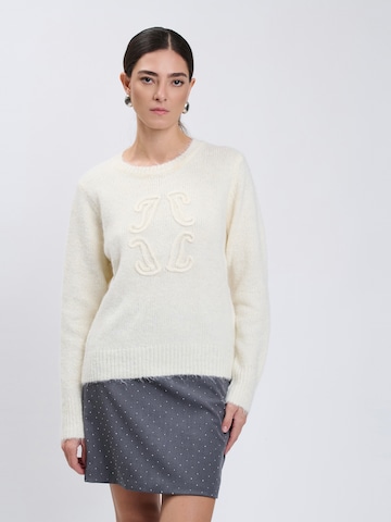 Influencer Sweter w kolorze beżowy