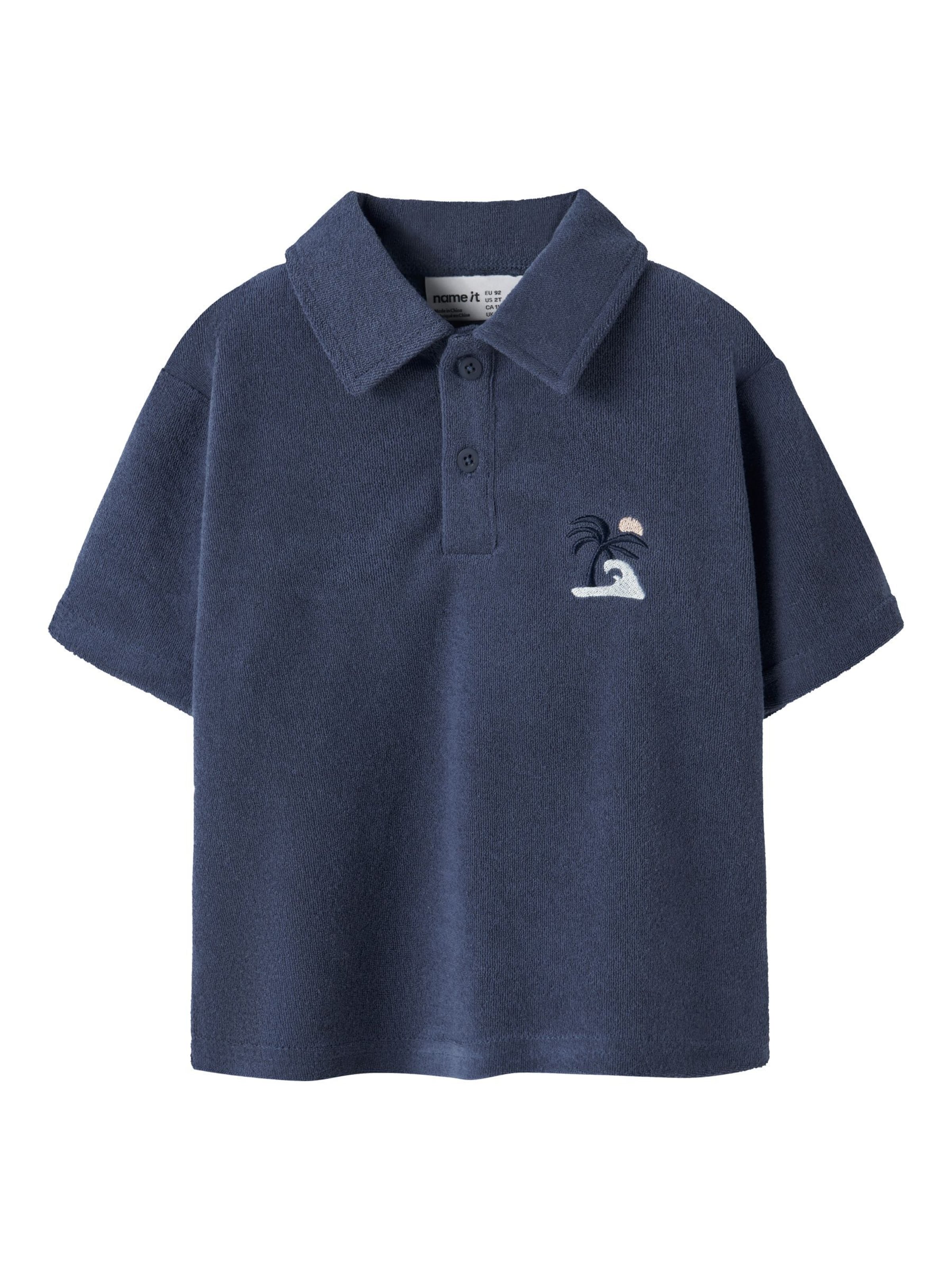 T-Shirt NAME IT en bleu : devant