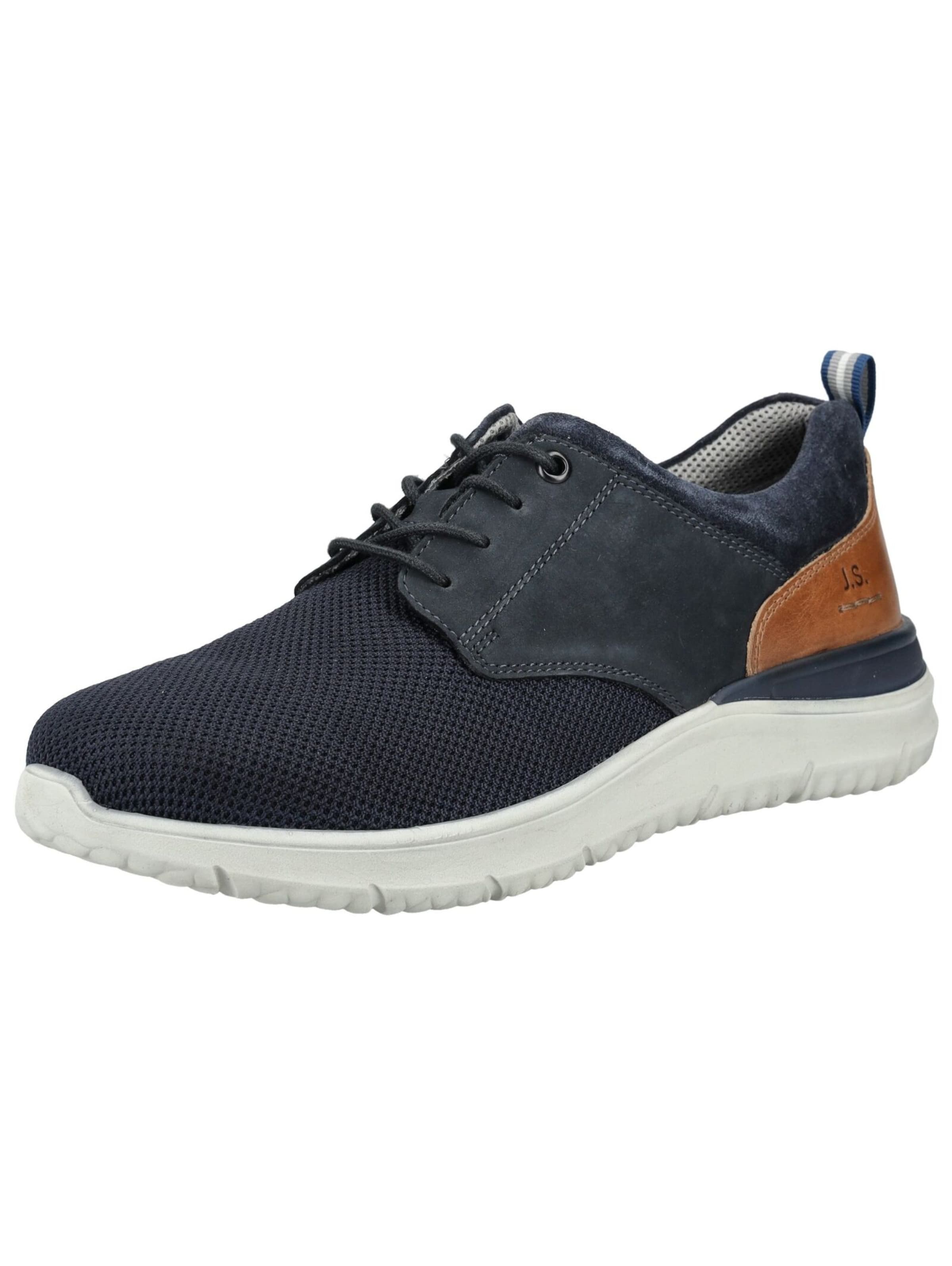 JOSEF SEIBEL Athletic lace-up shoe 'Wales 03' in Blue: front