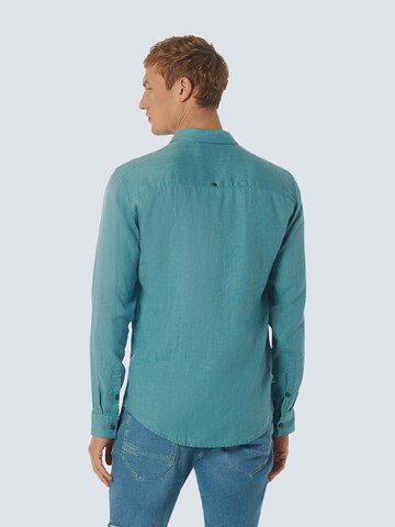 No Excess Regular fit Button Up Shirt in Blue