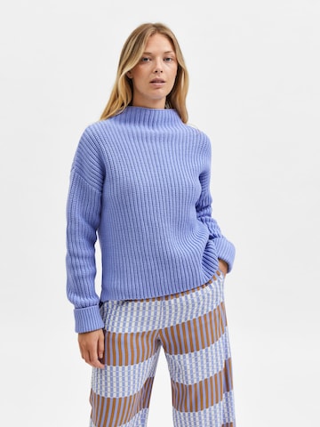 SELECTED FEMME Sweater 'Selma' in Blue