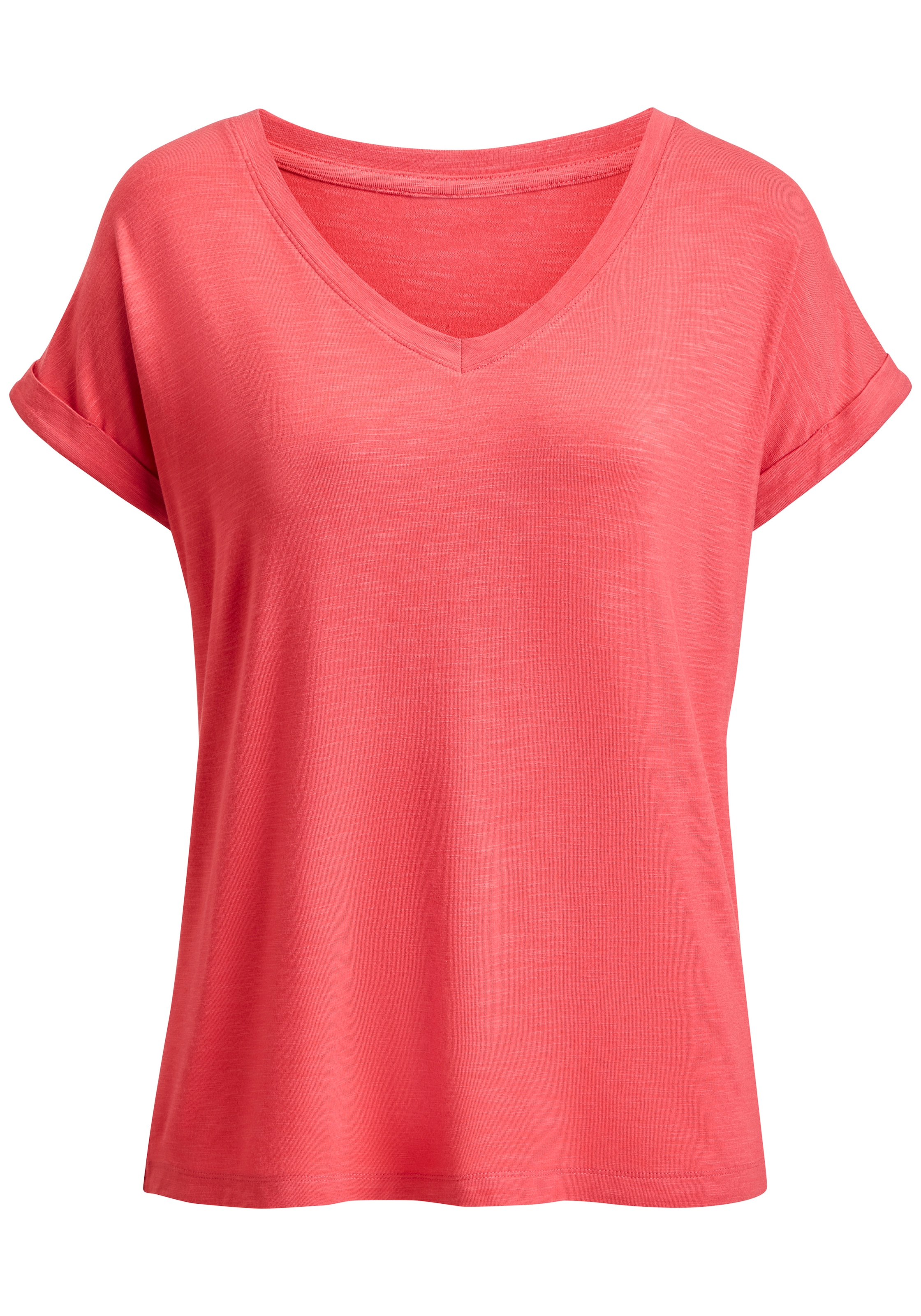 BEACH TIME T-Shirt in Orange: Vorderseite