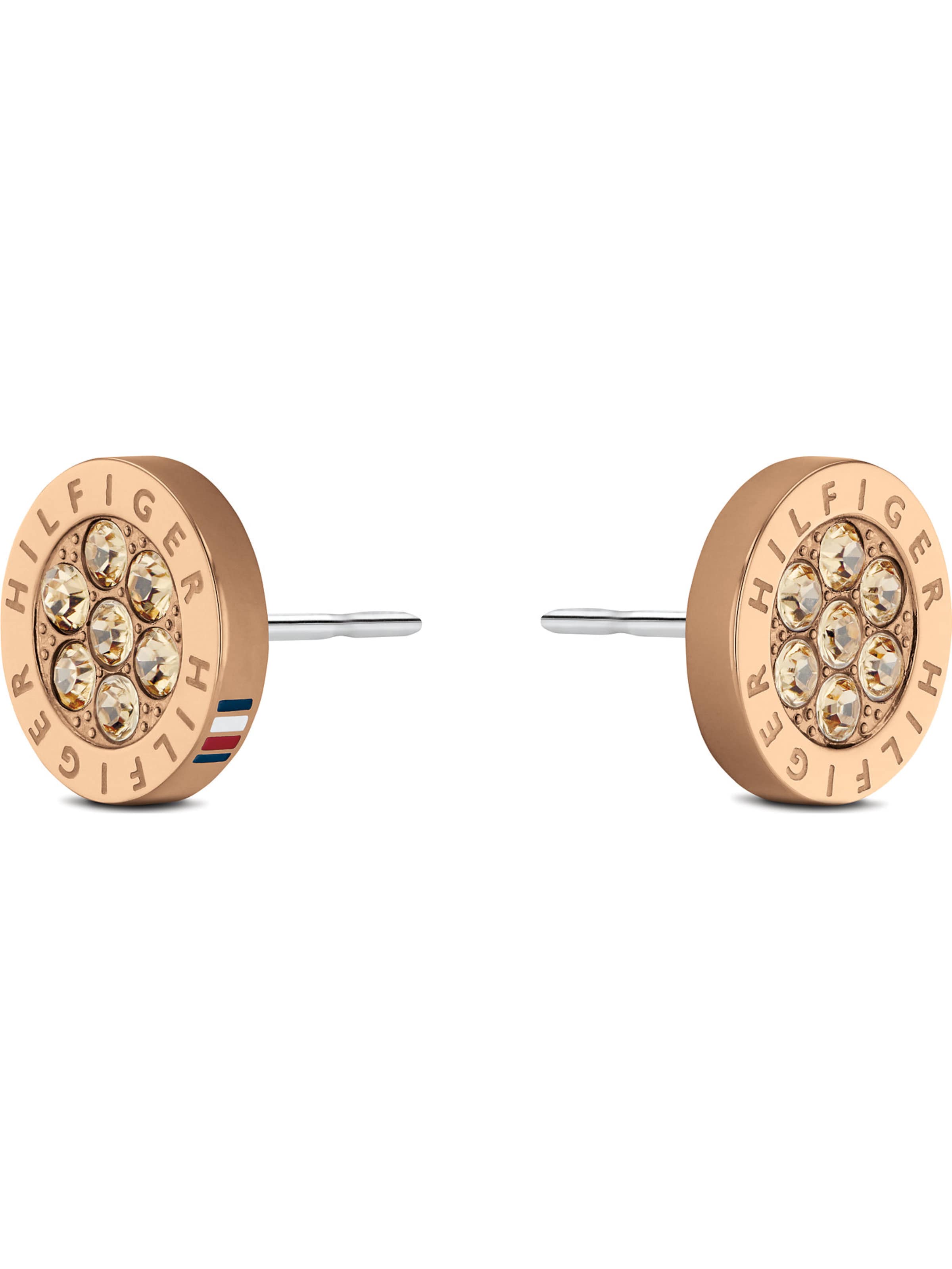 TOMMY HILFIGER Fülbevalók - arany: elől