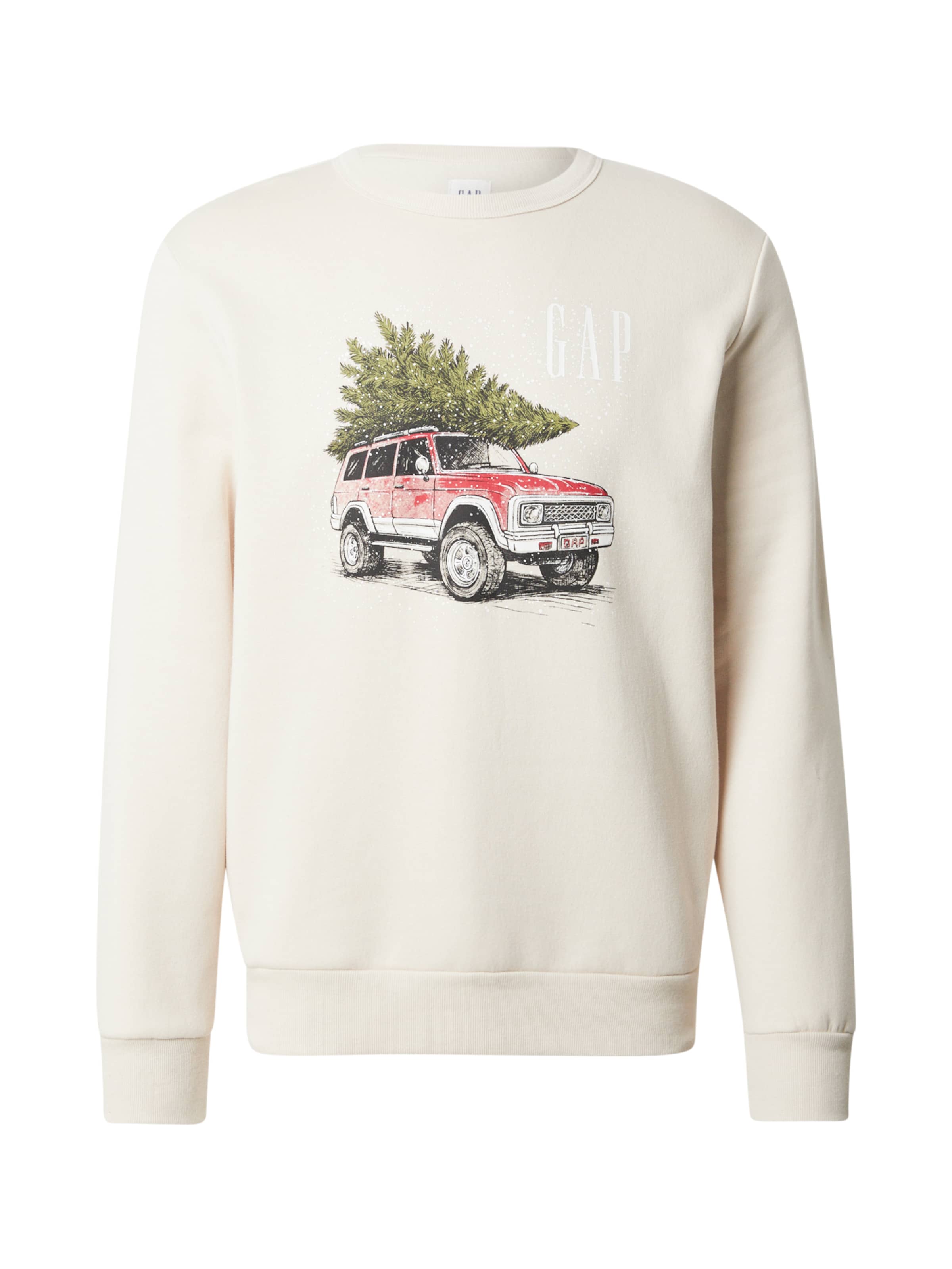 GAP Sweatshirt in Beige: Vorderseite