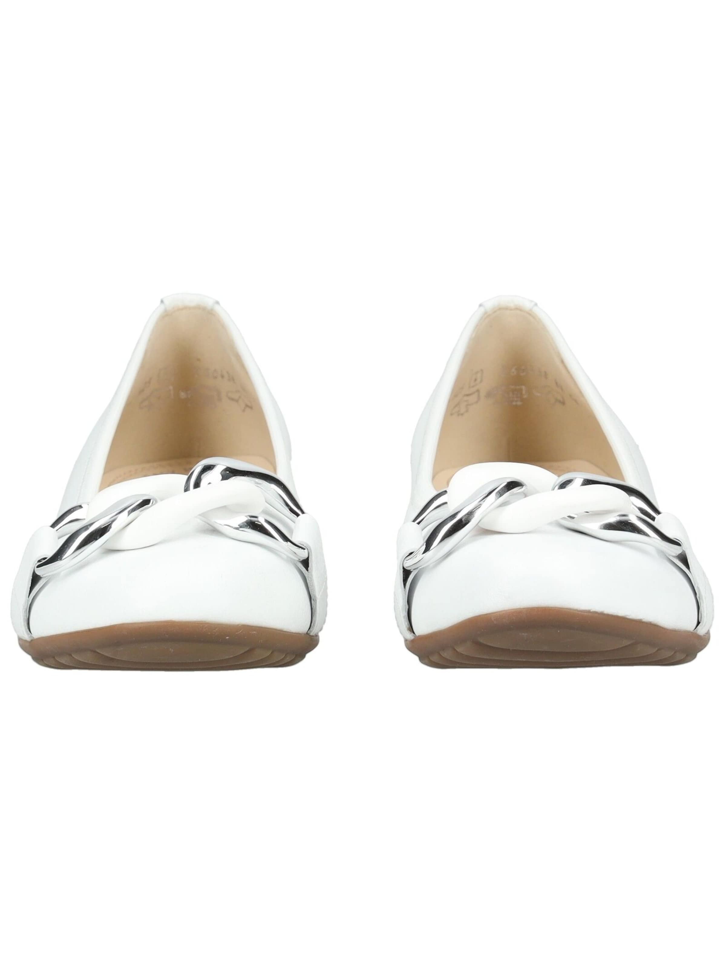 GABOR Ballet Flats in White