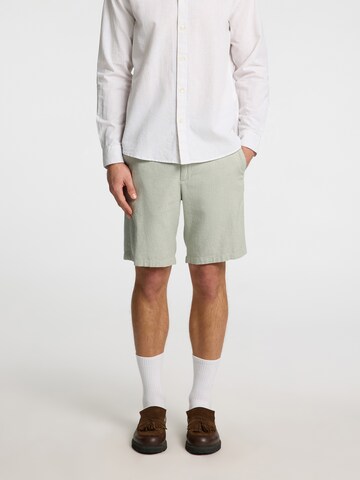 SELECTED HOMME Обычный Брюки-чинос 'SLHBRODY' в Зеленый: спереди