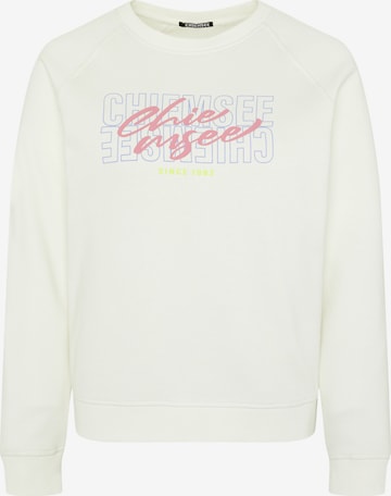 CHIEMSEE Sweatshirt in White: front