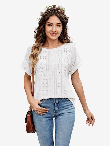 KoJooin Bluse in Weiß: Vorderseite