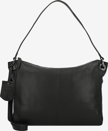 Burkely Schultertasche 'Radiant Raeven' in Schwarz: Vorderseite