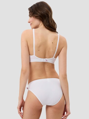 BeeDees Triangle Bra 'Soft-BH Microfun N' in White
