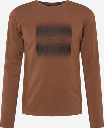 T-Shirt Key Largo en marron : devant