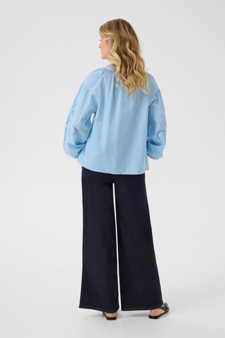 Cream Bluse 'Timia' i blå
