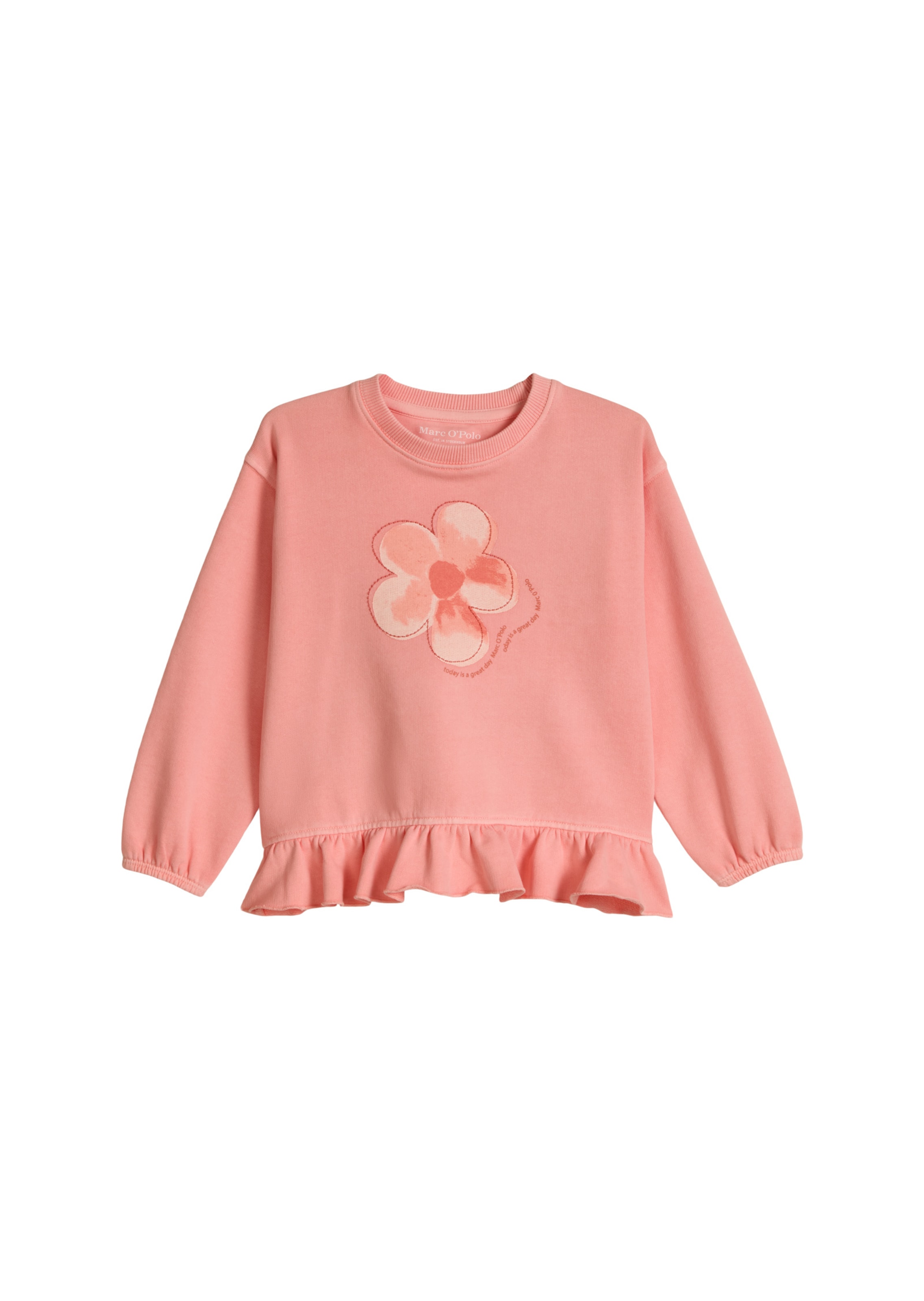 Sweat-shirt Marc O'Polo en rouge : devant