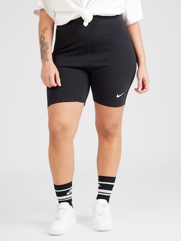 Nike Sportswear Skinny Παντελόνι φόρμας σε μαύρο: μπροστά