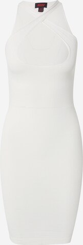 Misspap Knitted dress in Beige: front