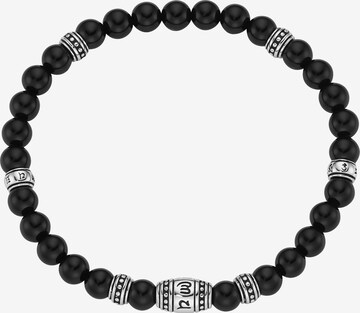 Braccialetto di Giorgio Martello Milano in nero: frontale