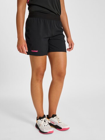 Regular Pantalon de sport 'Blaze Pro' Hummel en noir : devant