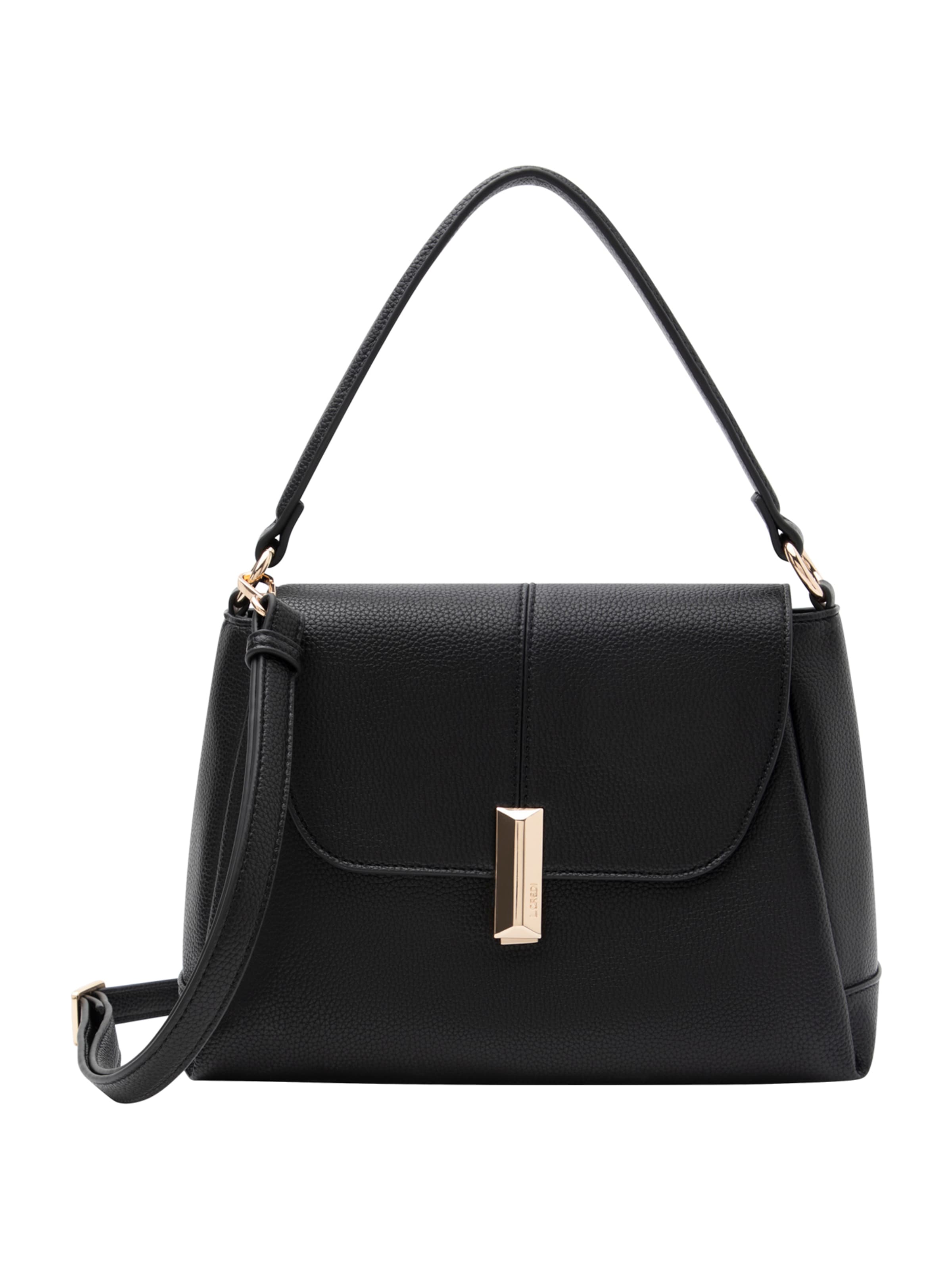 L.CREDI Schoudertas &#x27;Perdita&#x27; in Zwart: voorkant