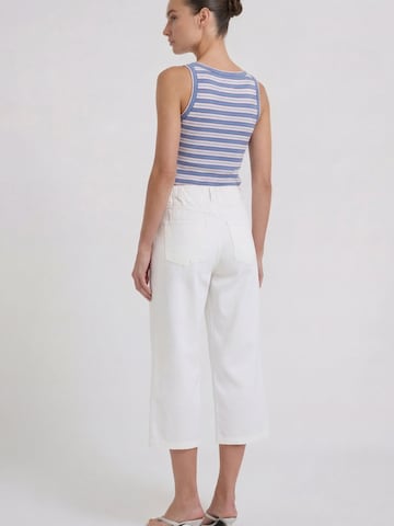 OUI Loosefit Hose in Weiß