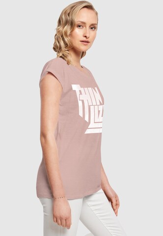 Merchcode T-Shirt 'Thin Lizzy' in Pink