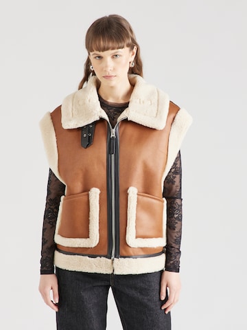 Gilet 'MIRACHE' di Munthe in marrone: frontale