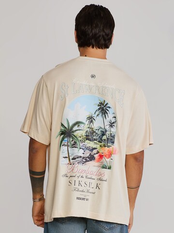 Maglietta di SikSilk in beige