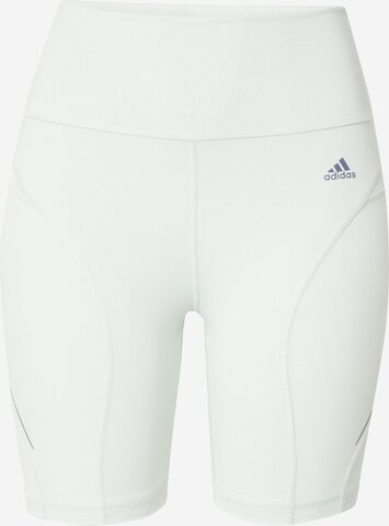 ADIDAS SPORTSWEAR Skinny Workout Pants 'Tailored Hiit 45 Seconds' in Green: front