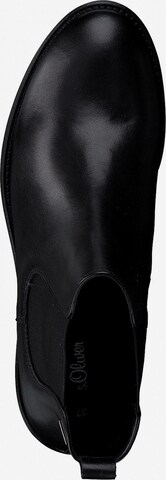 s.Oliver Chelsea Boots in Schwarz