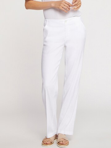 NYDJ Loose fit Pants 'Marilyn' in White: front