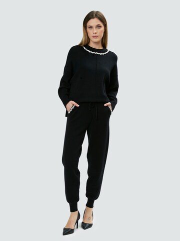 Tapered Pantaloni di Influencer in nero