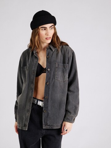 TOPSHOP Between-Season Jacket in Grey: front