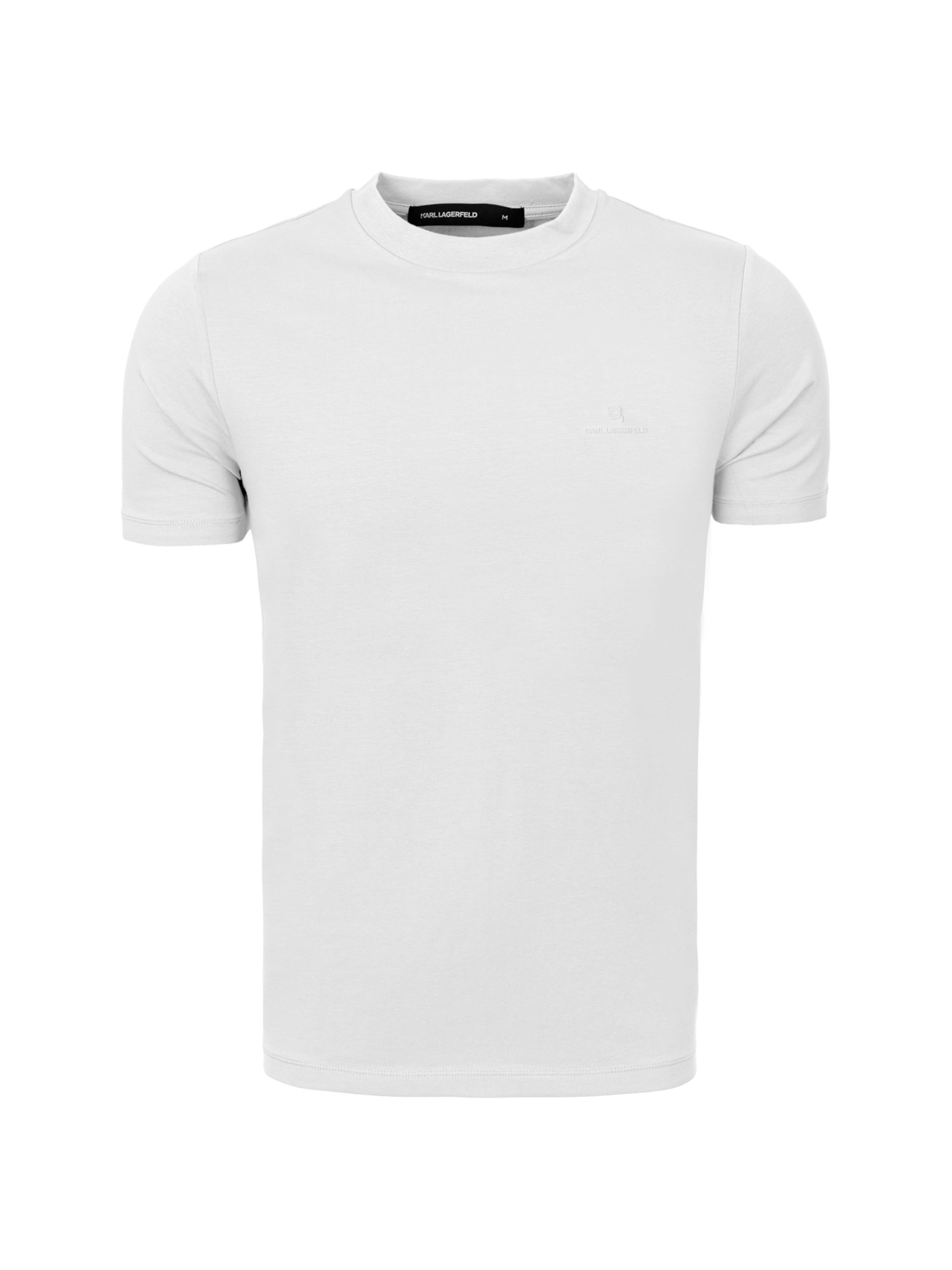 Karl Lagerfeld - Camisa funcionais em branco: frente