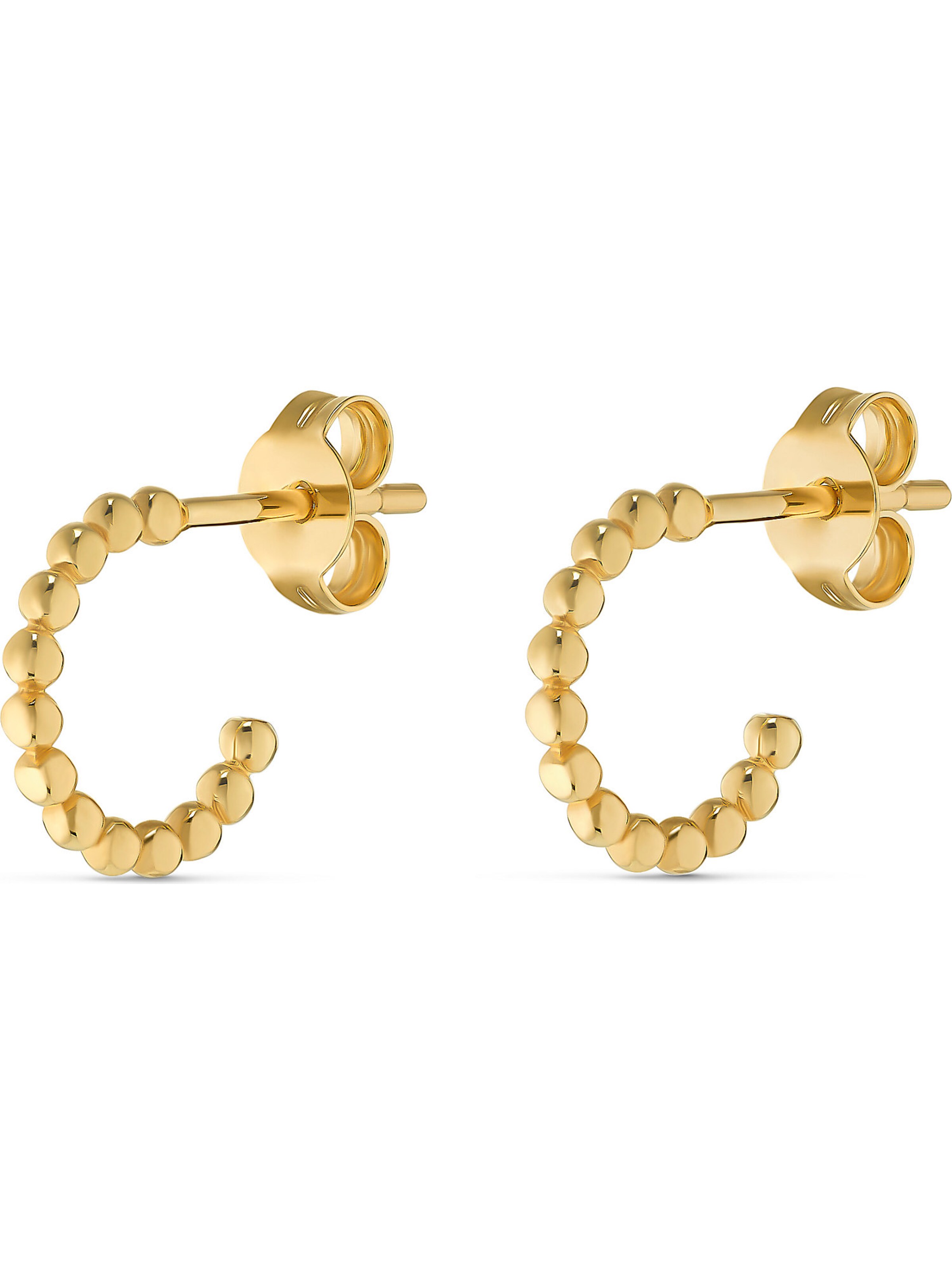 CHRIST Earrings in Yellow: front