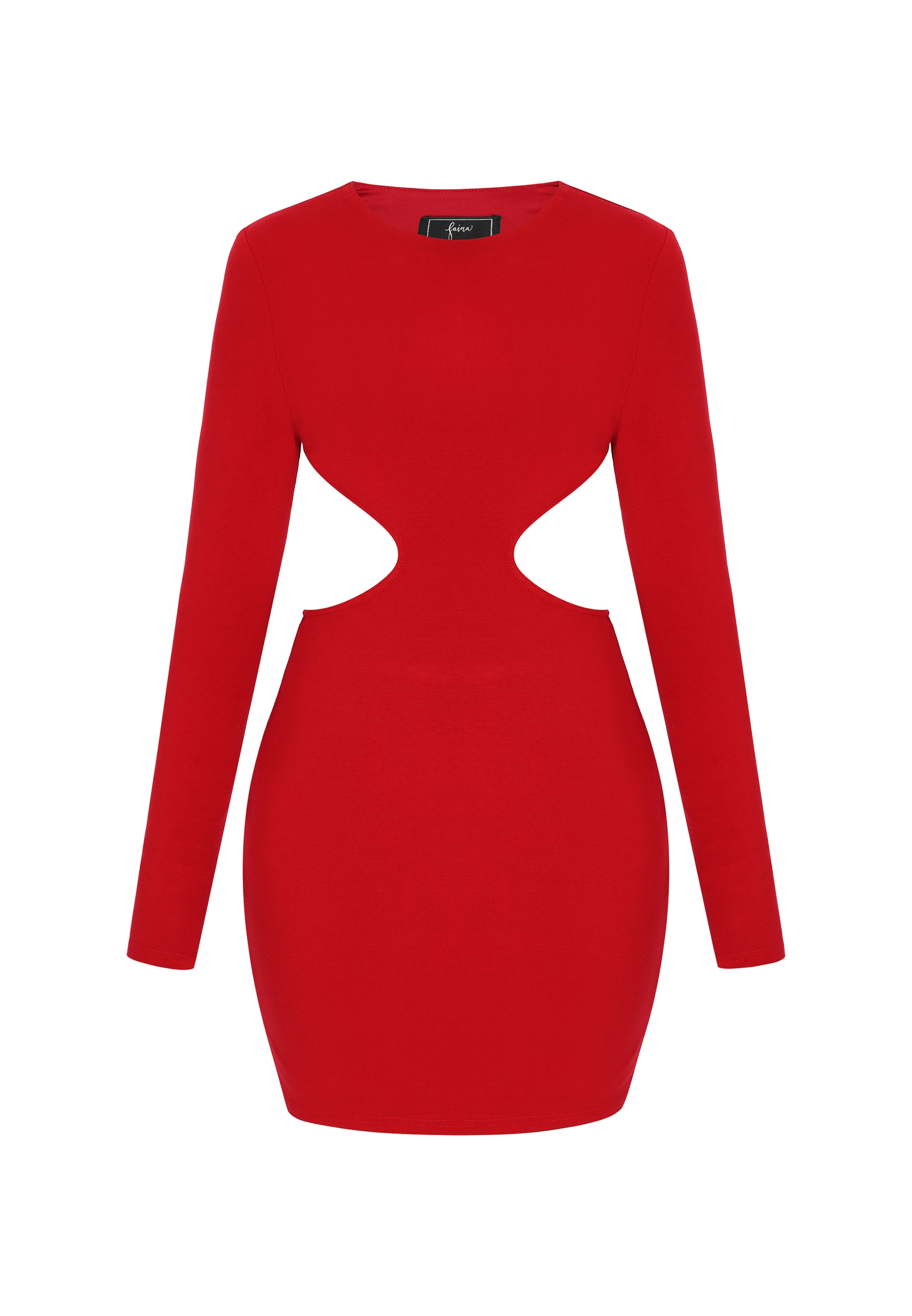 faina - Vestido 'Festive' en rojo: frente
