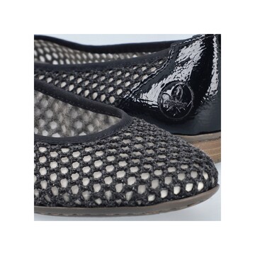 Rieker Ballerina in Schwarz