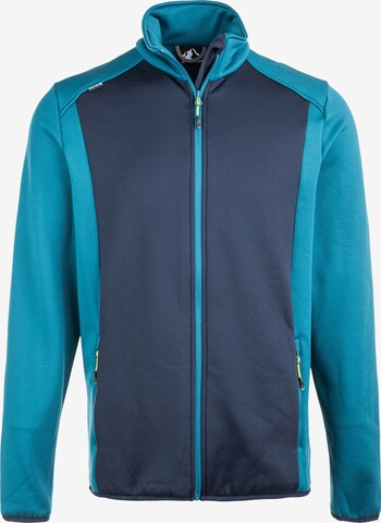 Whistler Athletic Fleece Jacket 'Fred' in Blue: front